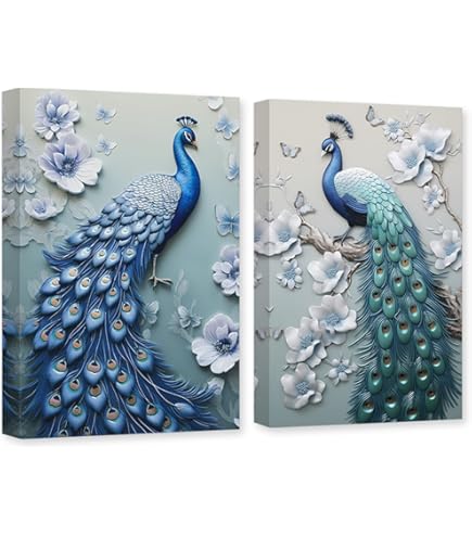 Amazon.com: Denozer 3 Panel Canvas Wall Art 20x30 inch Elegance